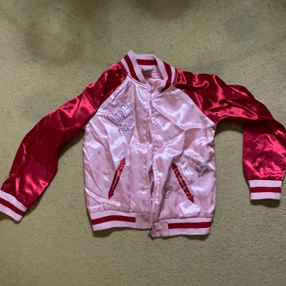 Satin jacket Valentine’s Day love